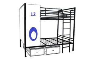 Heavy-duty-bunk-bed